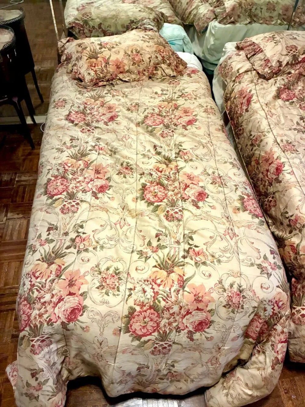 Rare VTG Ralph Lauren Guinevere Cotton Sateen Comforter, Twin, 90s
